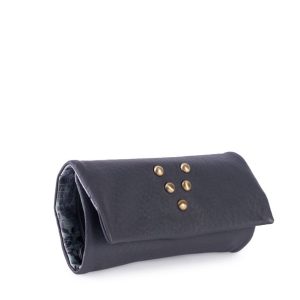 Trousse à bijoux en cuir Grey Marrakech Virginie Darling