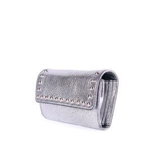 Sac Rock Purse en cuir Argent Marrakech Virginie Darling