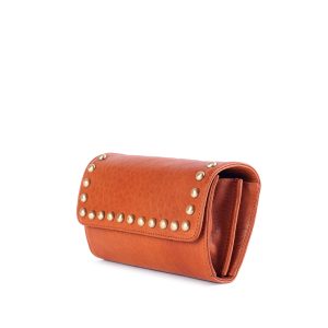 Sac Rock Purse en cuir Cognac Marrakech Virginie Darling