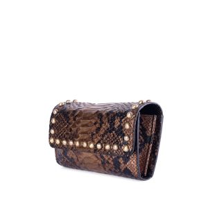 Sac Rock Purse en cuir Metal Bronze Marrakech Virginie Darling