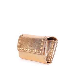 Sac Rock Purse en cuir Or Marrakech Virginie Darling