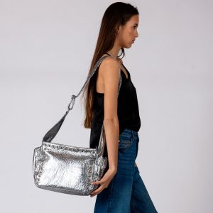 Sac Soft Bag Medium Argent Virginie Darling Marrakech