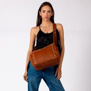 Sac Soft Bag Medium Cognac Virginie Darling Marrakech