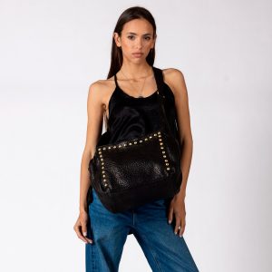 Sac Soft Bag Medium Noir Virginie Darling Marrakech