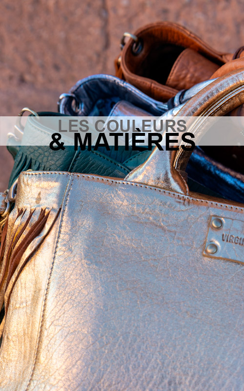 Sacs Marrakech Couleur et matières Virginie Darling Sacs Marrakech Couleur et matières Virginie Darling