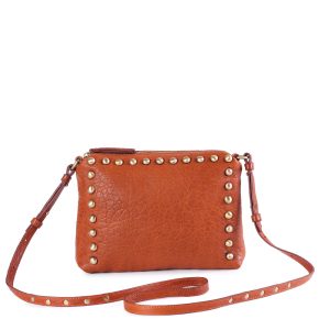Pochette Chacha Rock en cuir cognac Marrakech Virginie Darling