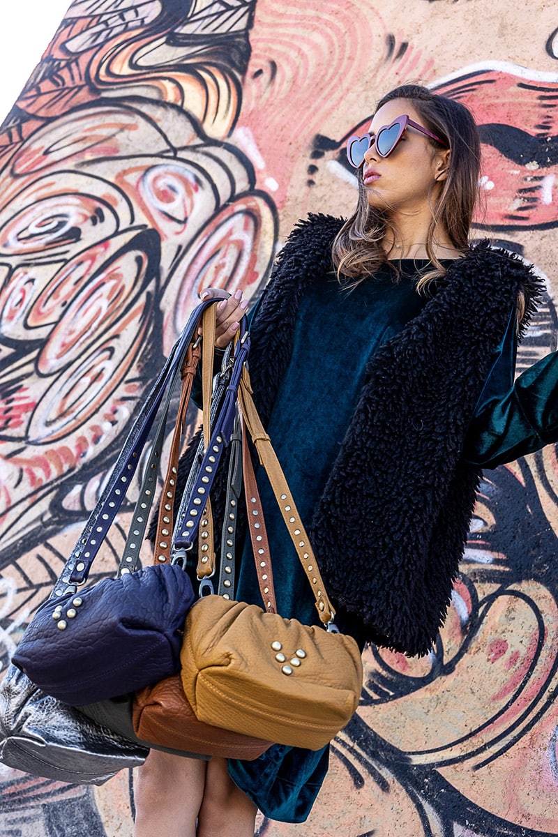 Mini-sac en cuir Virginie Darling