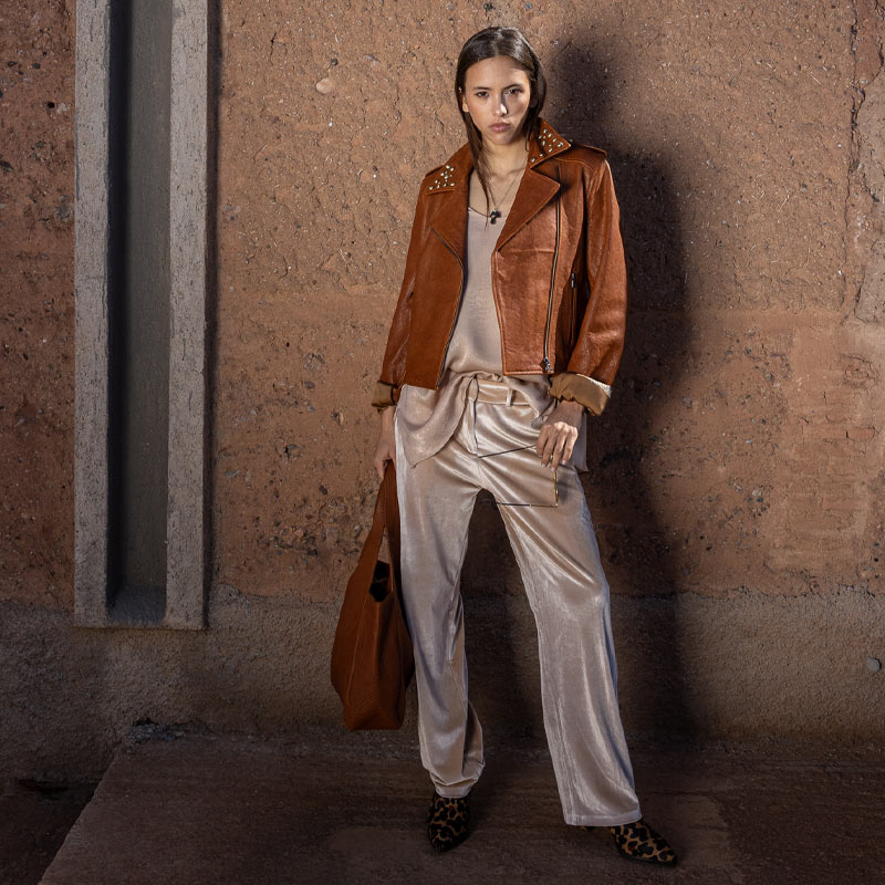 Perfecto cuir Virginie Darling