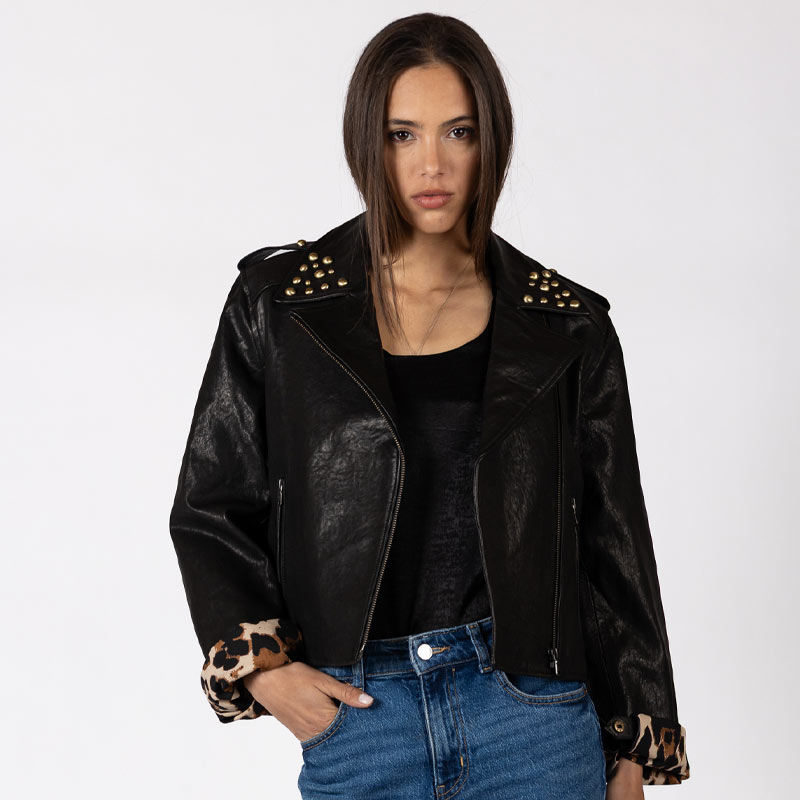 Perfecto cuir Virginie Darling
