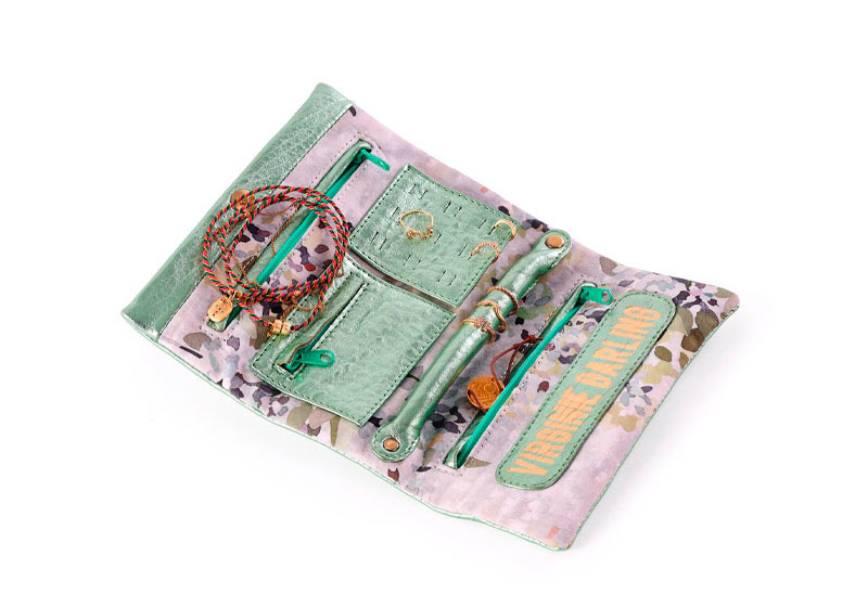 Trousse à bijoux maroquinerie Virginie Darling Trousse à bijoux maroquinerie Virginie Darling
